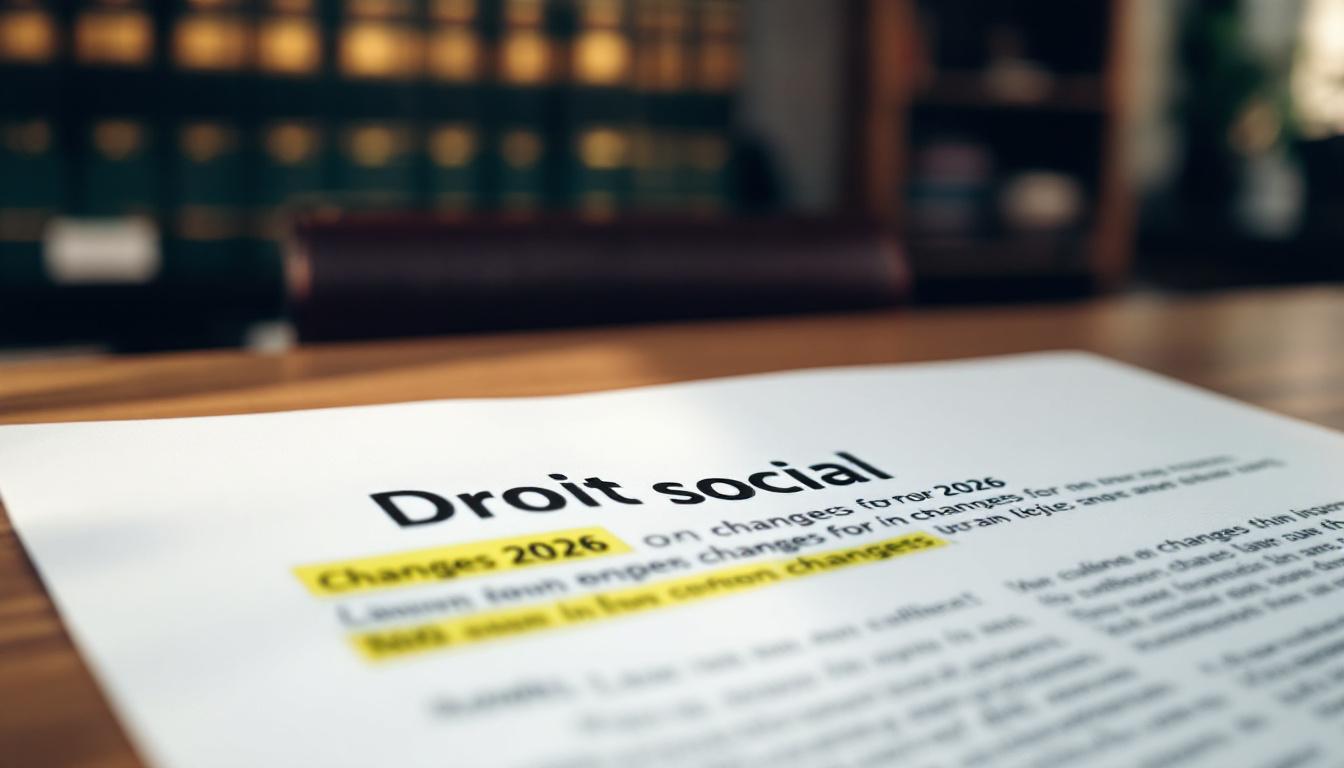 Droit social : les nouveautés 2026 à retenir